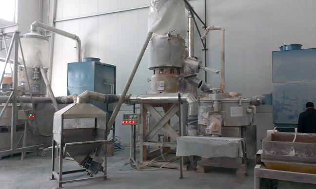 河北雄縣PVC混料機、擠出機除塵系統(tǒng)除塵器已交付使用