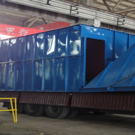 有機(jī)肥廠造粒、風(fēng)選、包裝工序DMC-120除塵器已發(fā)貨